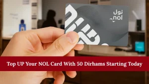 Top UP Your NOL Card With 50 Dirhams